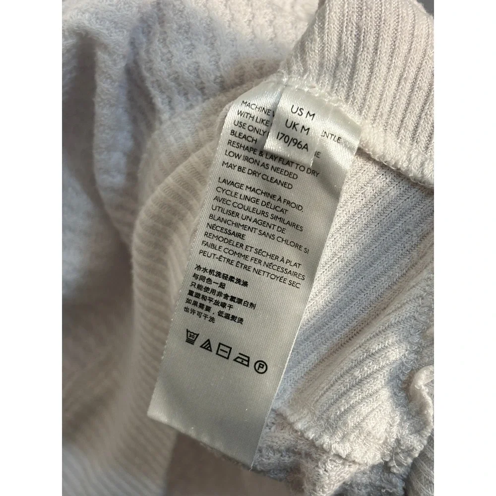 Free People We The Free Ivory‎ Thermal Top Medium Layered Waffle Boho Cozy